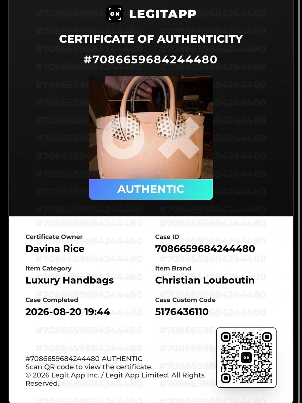 Christian Louboutin Eloise Leather Spike Tote Bag